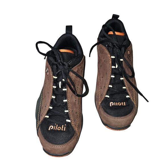 Piloti Brown Leather Driving Comfort Shoes Size 7 - Picture 2 of 12